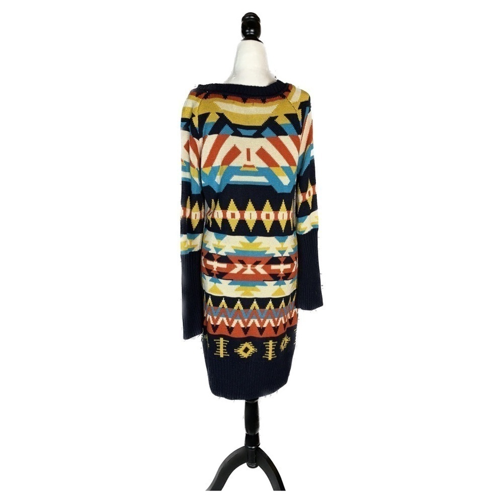 Jessica Simpson Sweater Dress Floklore Ethnic - Picture 6 of 14